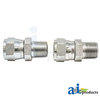 A & I Products Straight Female JIC Swivel X Male NPT Adapter (2 Pack) 3.75" x4" x2" A-43D44